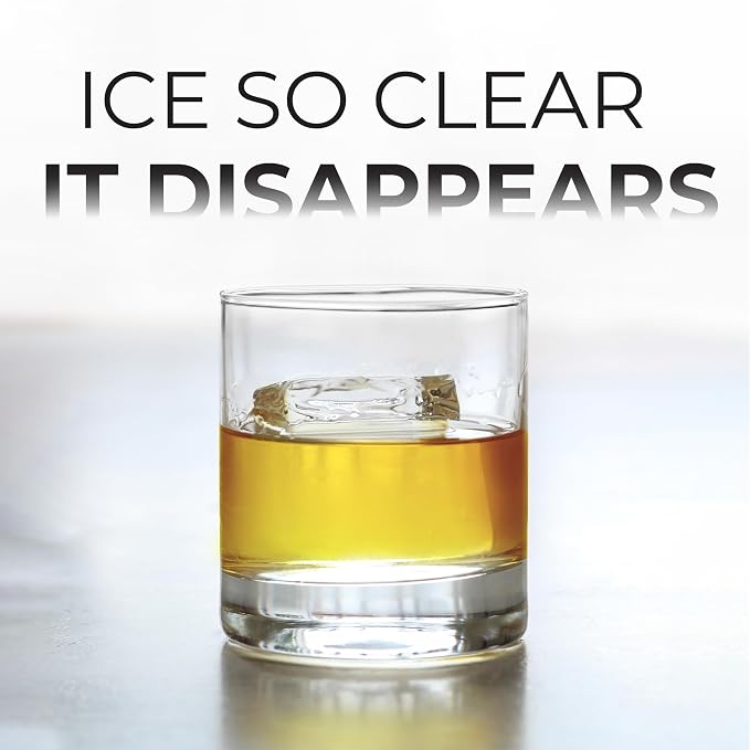 True Cubes Crystal Clear Ice Cube Maker, 4 Large 2"x2"x2" Ice Cubes - Image 3