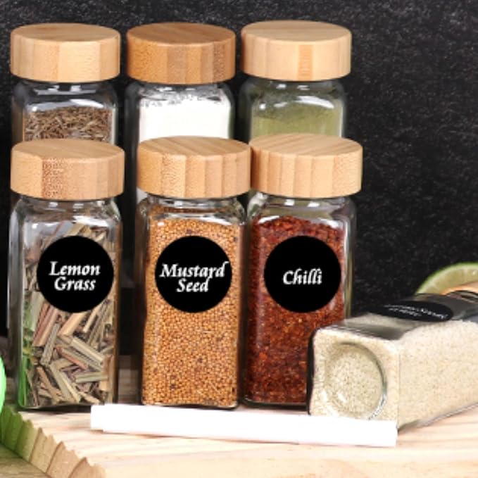 Glass Spice Jars with Label - Image 7