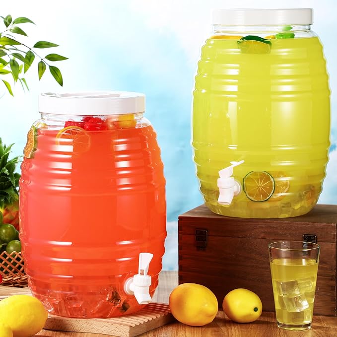 Honeydak 2 Pcs 2.7 Gallon Plastic Drink Dispenser - Image 7