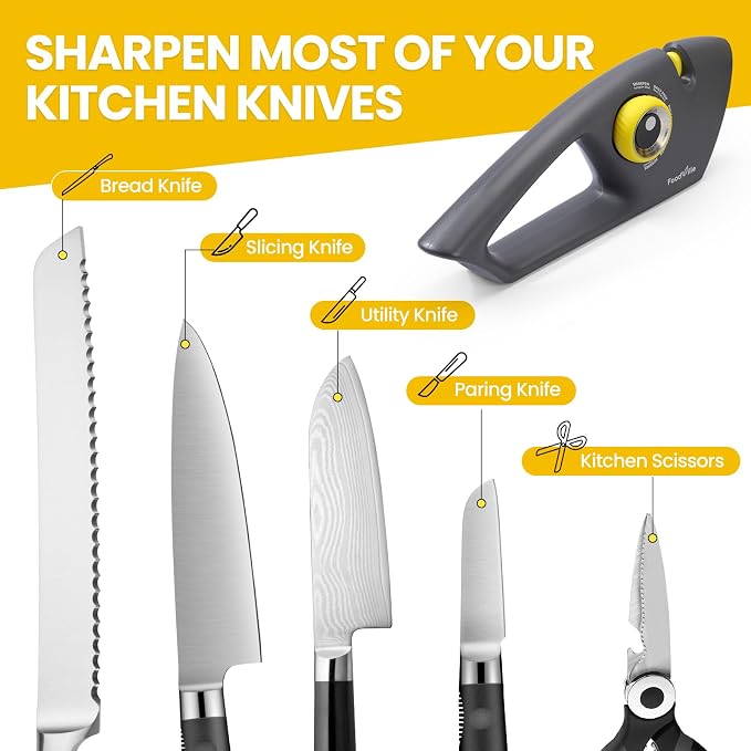FoodVille 5 in 1 Knife Sharpener - Image 5