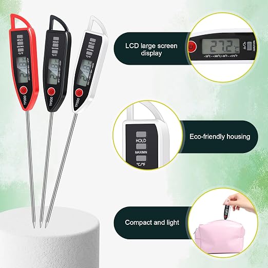 Copkim 3 Set Waterproof Food Thermometer - Image 3