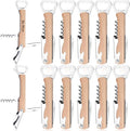 12 Pcs Wood Wine Bottle Opener Bachelor Groomsmen Gift 4 in 1 Corkscrew Wine by Yoande