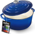 Zulay Kitchen 7.7 Quart Enameled Cast Iron Dutch Oven Pot by ZulayKitchen