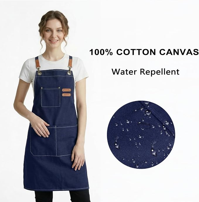 ZOMAO Chef Apron for Women Men - Image 2