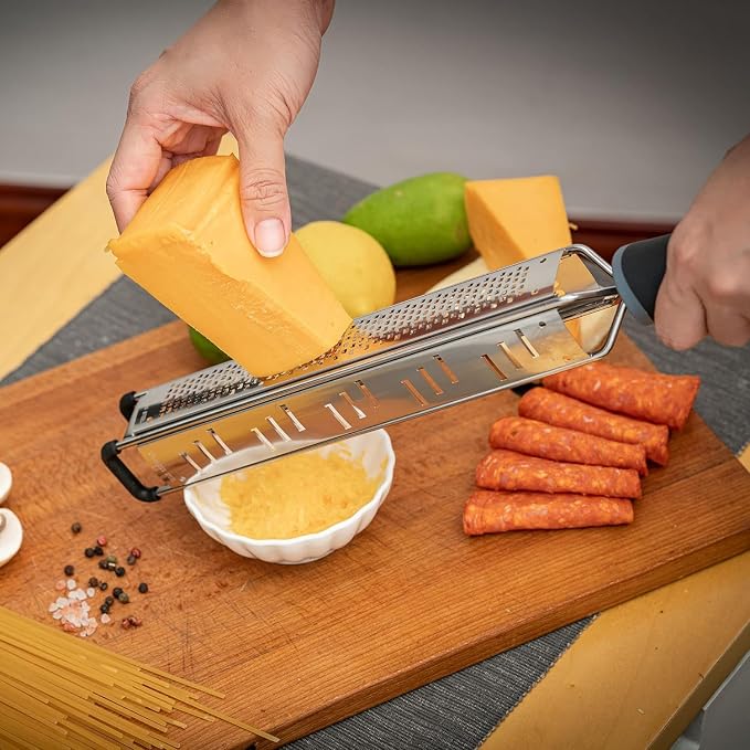 3 in 1 Cheese Grater Zester Citrus Lemon 304 Stainless Steel Zester Versatile - Image 5