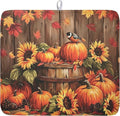 Fall Pumpkin Dish Drying Mat for Kitchen Counter Thanksgiving Autumn Harvest by Unknown