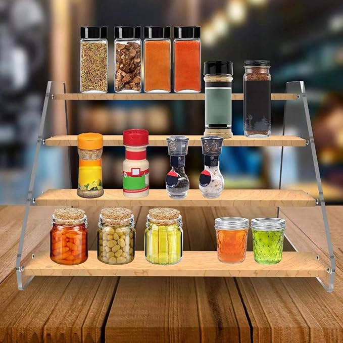 VAEHOLD Spice Rack Organizer for Cabinet & Countertop - Image 3