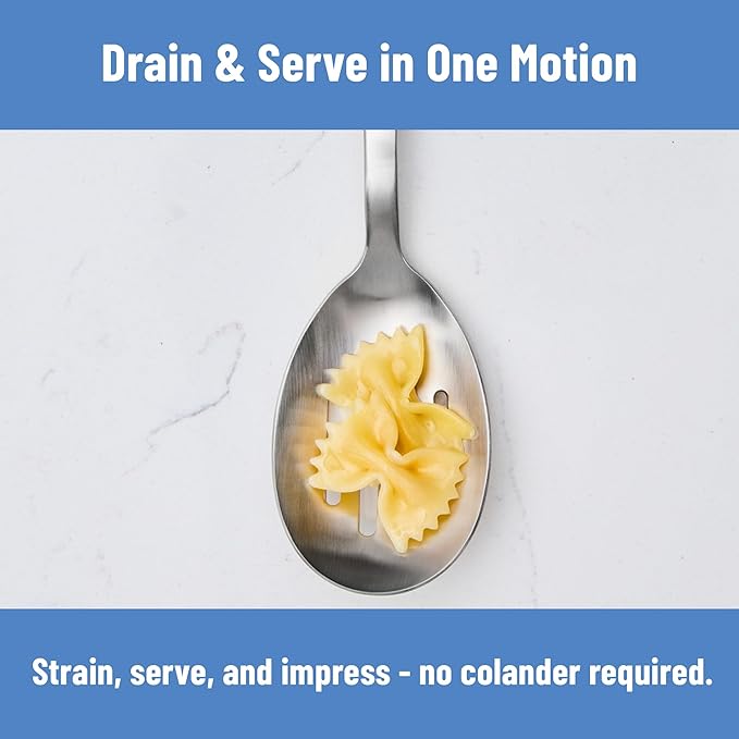 Misen Slotted Chef Spoon – Stainless Steel Draining and Serving Spoon - Image 5
