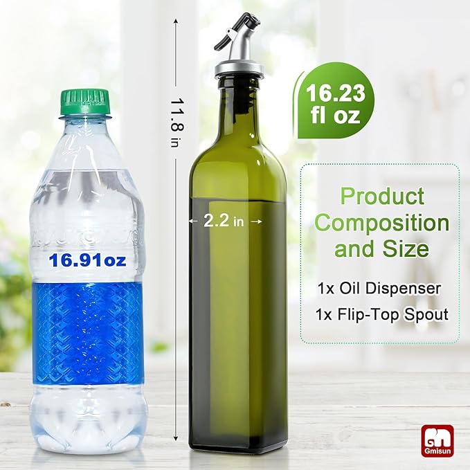 GMISUN Olive Oil Dispenser Bottle 1 Pack, Olive Oil Dispenser - Image 2