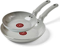 T-Fal Refresh Ceramic Nonstick Frying Pan 2-Pc Set, Oven Broiler Safe up to by T-falbrand