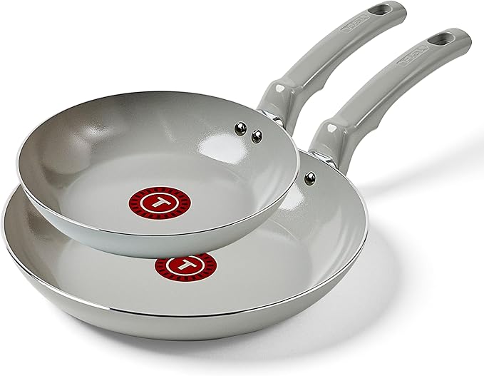 T-Fal Refresh Ceramic Nonstick Frying Pan 2-Pc Set, Oven Broiler Safe up to by T-falbrand