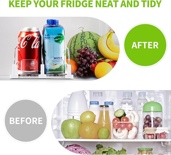 Drink Organizer for Fridge, Soda Can Dispenser for Refrigerator, Automatic - Image 3