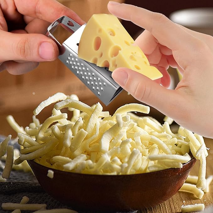ABOOFAN 6Pcs Mini Box Graters, 4-Sided Stainless Steel Cheese Grater & Zester - Image 6
