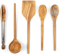 Salt & York 5-piece Olive Wooden Kitchen Utensil Set by SaltYork