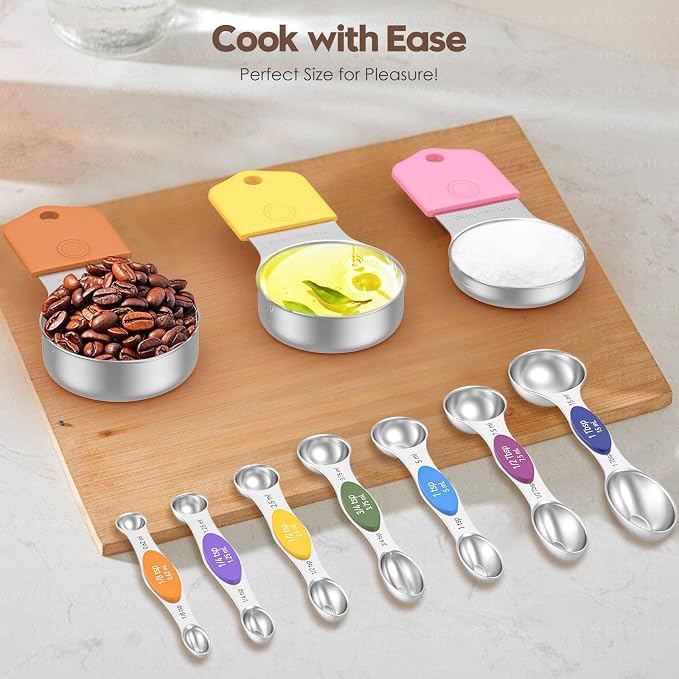 Magnetic Measuring Cups and Spoons Set - Image 7