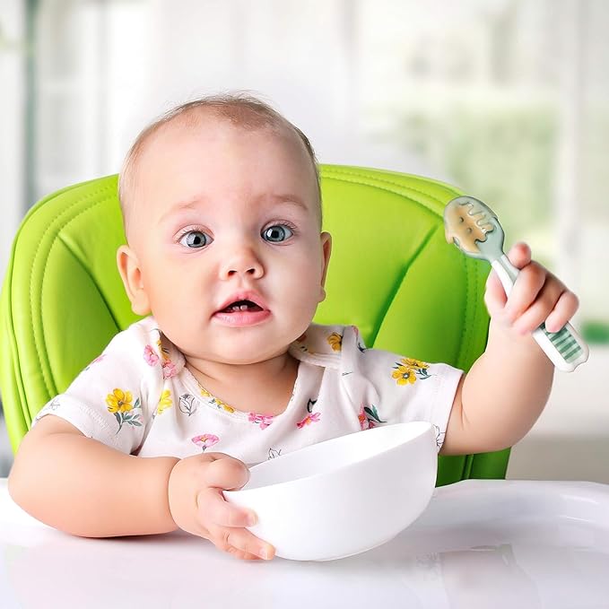 NumNum Baby Spoons Set, Baby Essentials Pre-Spoon GOOtensils - Image 7