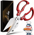 MAD SHARK Heavy Duty Kitchen Scissors, Dishwasher Safe All Purpose Kitchen by MADSHARK