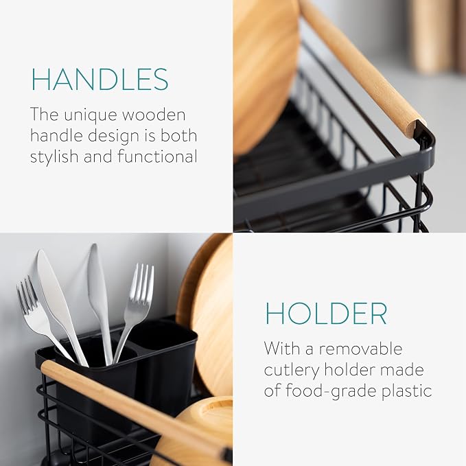 Navaris Dish Drainer Rack - Image 3