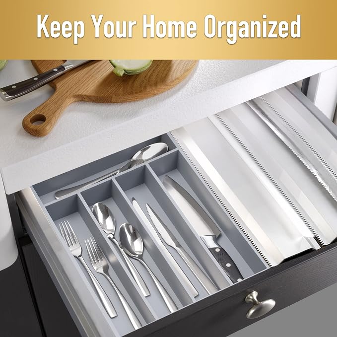 Besilord Bamboo Silverware Holder - Image 5