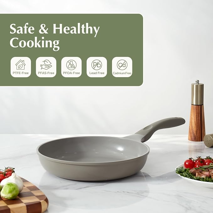 Redchef Non Stick Frying Pans, Ceramic Pan, Non-toxic Healty Skillet Omelet Pan - Image 2