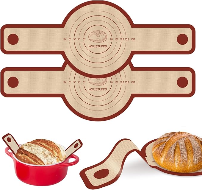 Silicone Bread Sling for Dutch Oven, Easily Transfer Sourdough, Dishwasher Safe by Koolstuffs