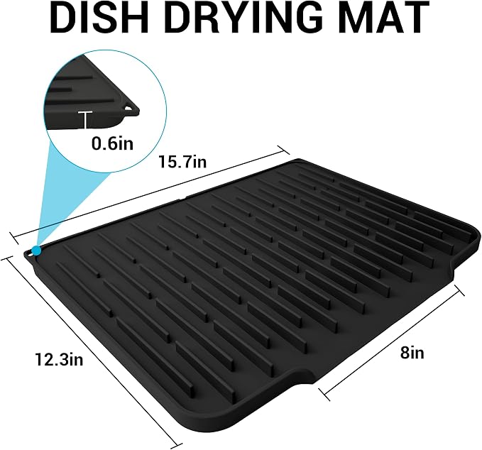 Foldable Silicone Dish Drying Mat - Image 2