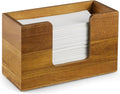 Paper Towel Dispenser Countertop, Acacia Wood Folded Paper Hand Towel Holder by Unknown
