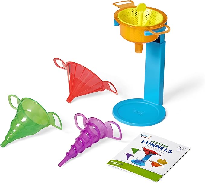 hand2mind Starter Science Funnels, Science Lab Equipment, Sand Sifter, Water - Image 6