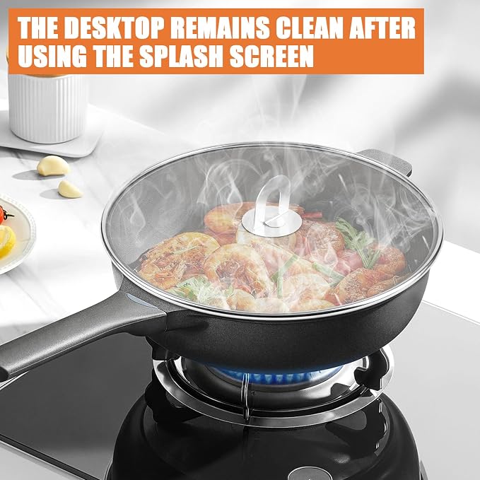 3-Pack Splatter Screens for Frying Pan - Image 6