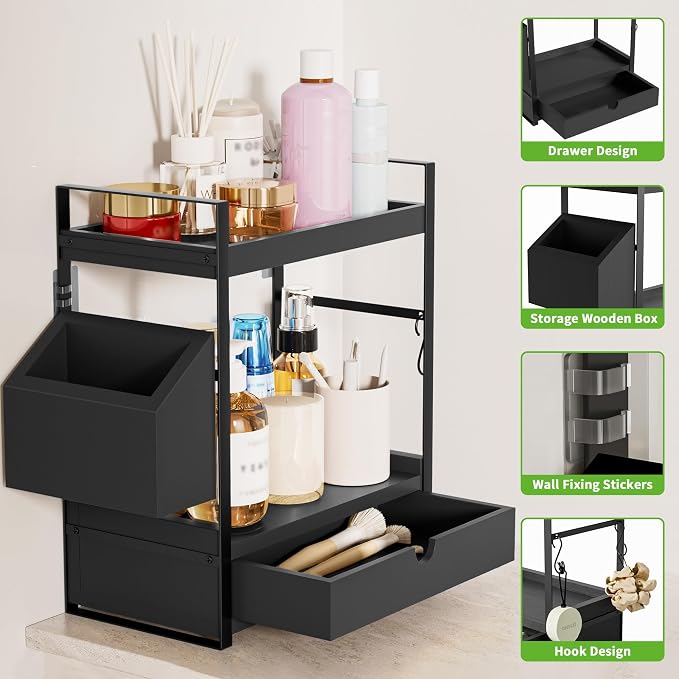2-Tier Bathroom Counter Organizer - Image 3