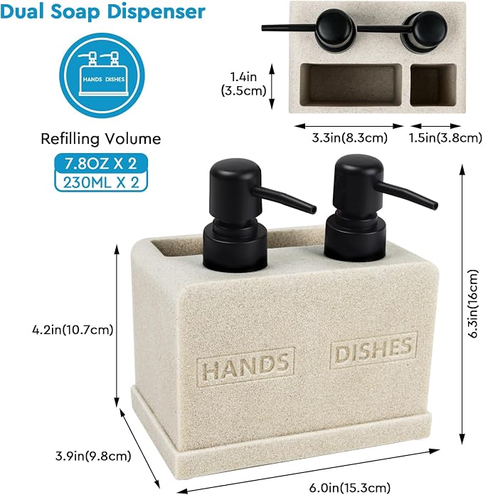 Hand and Dish Soap Dispenser Set - Image 6