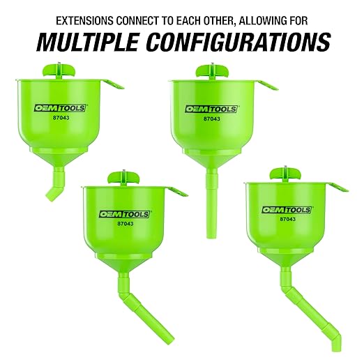 OEMTOOLS 87043 No-Spill Professional Quality Coolant Funnel Kit, Easily Fill - Image 5
