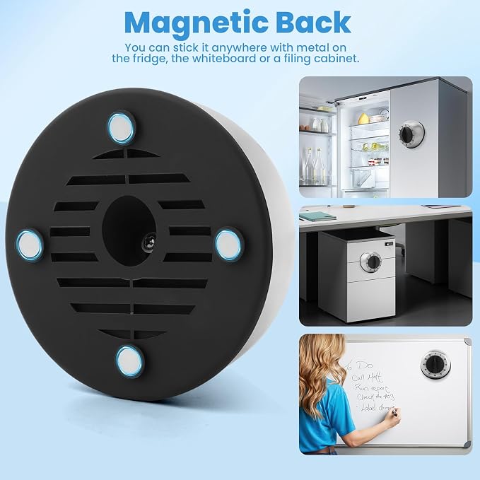 Kitchen Timer for Cooking, Chef Cooking Magnetic Timer - Image 4