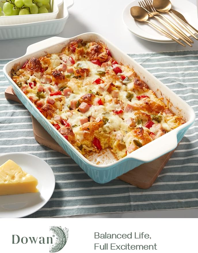DOWAN 9x13-inch Baking Dish, Deep Casserole Dishes - Image 4