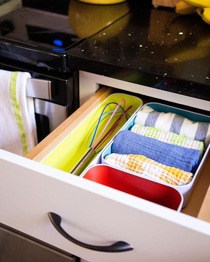 Three by Three Seattle 5 Piece Metal Organizer Tray Set - Image 6