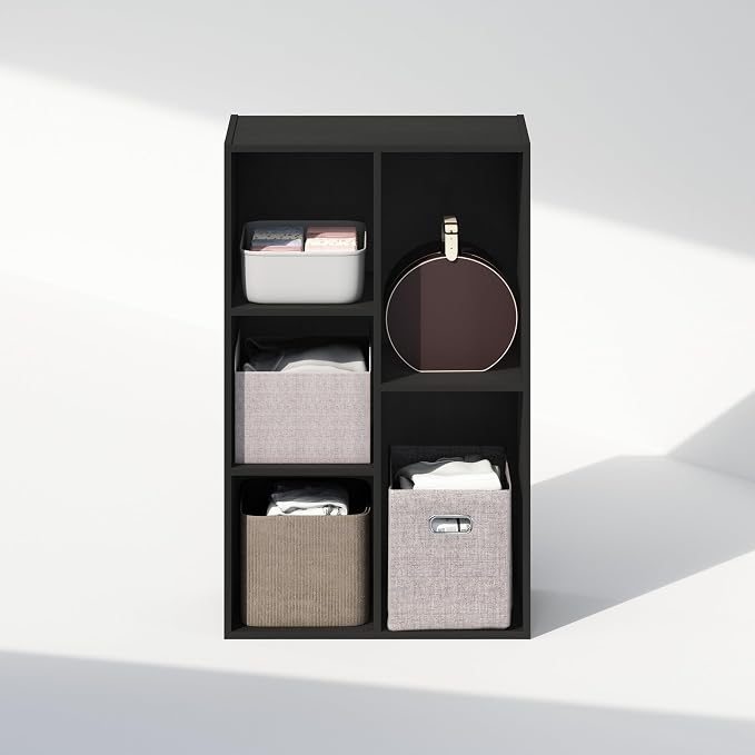 Furinno Reed Closet Organizers and Storage, 5-Cube Reversible Closet Shelves - Image 4