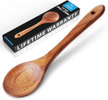 Zulay Kitchen 9.4" Teak Wooden Cooking Spoon – Durable, Non-Stick Wooden Utensil by ZulayKitchen