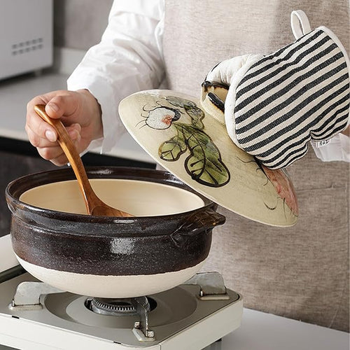 1 Pair Mini Oven Mitts, High Heat Resistant Oven Gloves, Kitchen Short Oven Mit - Image 2