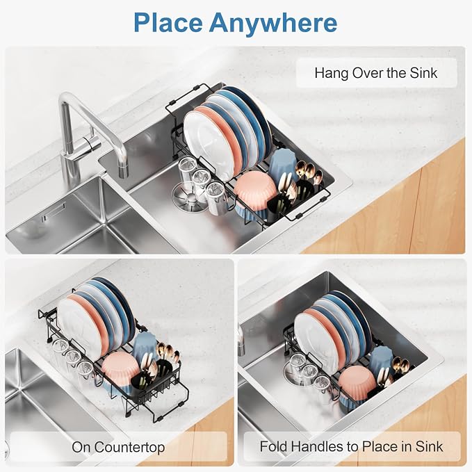 iSPECLE Small Sink Dish Drying Rack - Image 2