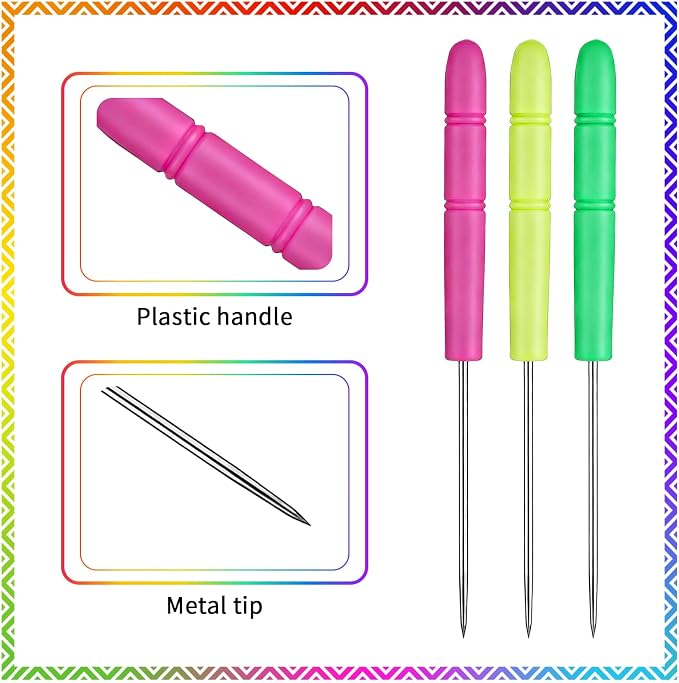 TIESOME 24Pcs Sugar Stir Needle Scriber Needle Biscuit Icing Pin DIY Baking Pin - Image 3
