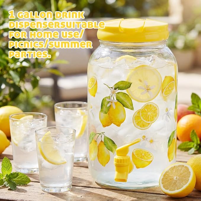 Havawish 2 Pcs 1 Gallon Plastic Beverage Dispenser - Image 6