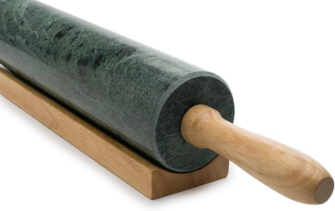 Fox Run Marble Rolling Pin and Base - Image 4