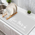 Findosom Dish Drying Mat, Cuttable Drying Mat by Findosom