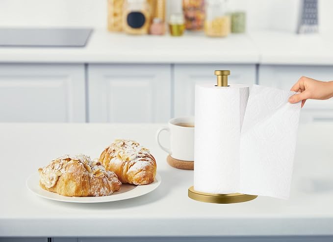 Countertop Gold Paper Towel Holder - Image 6