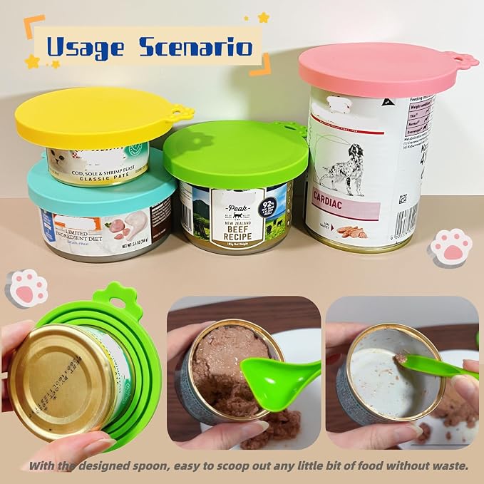 MoPawKT- Pet Food Can Covers Silicone Lids - Image 8