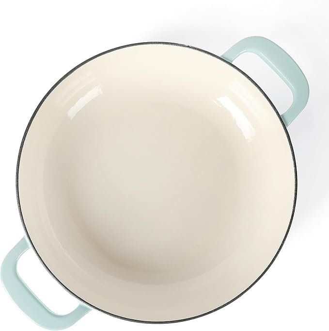 Martha Stewart Gatwick 3.5-Quart Enameled Cast Iron Dutch Oven Braiser – Martha - Image 4