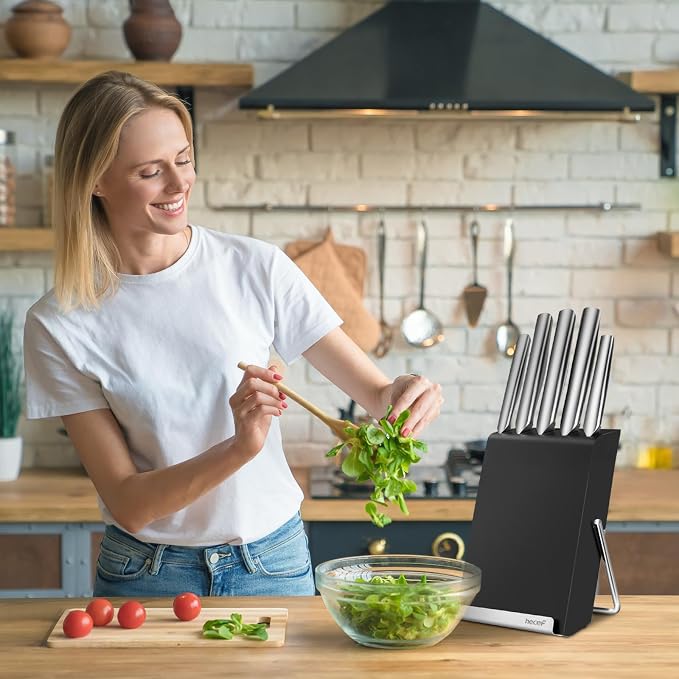 hecef 6-Piece Silver Stainless Steel Knife Set - Image 2
