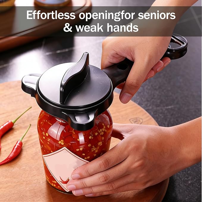 Adjustable Jar Opener for Weak Hands, 4-in-1 Multi-Function Manual Bottle - Image 7