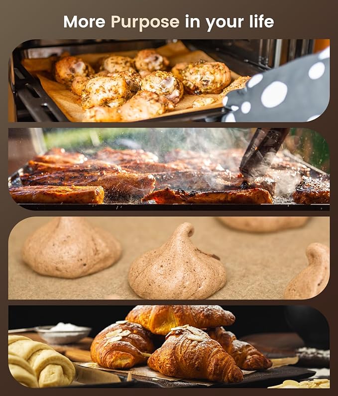 Parchment Paper Sheets, 12 x 16 IN Unbleached Baking Parchment Sheets, Precut - Image 6