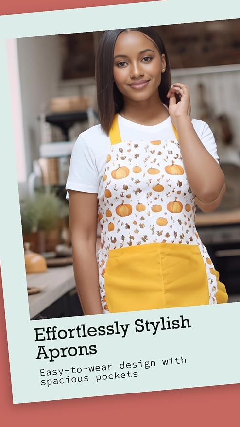 Vintage Floral Apron for Women - Image 5